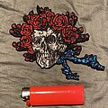 Grateful Dead - Patch - Grateful Dead skull embroidered shape patch