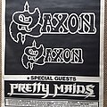 Saxon - Other Collectable - Saxon 1985 promo concertposter