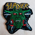 Slayer - Patch - Ugly Patch: Slayer "Demon Head" Embroidered shape-cut Patch bootleg