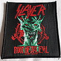 Slayer - Patch - Slayer "Root of all Evil" 2007 woven patch