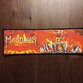 Manowar - Patch - Manowar Kings Of Metal stripe black border