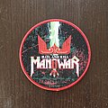 Manowar - Patch - Manowar Hail & Kill red border