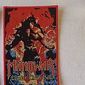 Manowar - Patch - Manowar Louder Than Hell red border