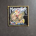 Manowar - Patch - Manowar Hail To England gold border