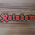 Rainbow - Patch - Rainbow embroidered backshape