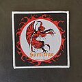 Sortilege - Patch - Sortilege white & black border