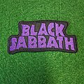 Black Sabbath - Patch - Black Sabbath - Logo Shape (Purple)
