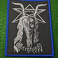 Witchfynde - Patch - Witchfynde - Give em Hell (Blue Border)