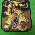 Manowar - Patch - Manowar - Hell on Stage (Black Border)