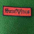 Saint Vitus - Patch - Saint Vitus - Logo Red /Black  (Black Border)