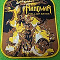 Manowar - Patch - Manowar - Hell on Stage (Yellow Border)