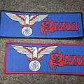 Saxon - Patch - Saxon - Stripe (Red Border)
