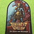 Knight &amp; Gallow - Patch - Knight & Gallow - For Horror and Bloodshed (Tomb Black Border)