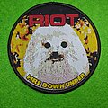 Riot - Patch - Riot - Fire Down Under (Circular Black Border)