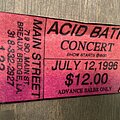 Acid Bath - Other Collectable - Acid Bath ticket signed by Audie