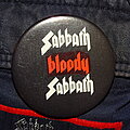 Black Sabbath - Patch - Black Sabbath badge,bloody sabbath,big