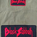 Black Sabbath - Patch - Black Sabbath big back patch, red on black,black border