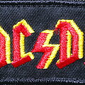 Ac Dc - Patch - AC DC patch black red yellow black border
