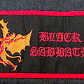 Black Sabbath - Patch - Black Sabbath patch red border