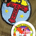 Black Sabbath - Patch - Black Sabbath patch cross blue