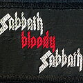 Black Sabbath - Patch - Black Sabbath patch , white/red on black, black boarder