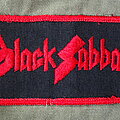 Black Sabbath - Patch - Black Sabbath patch ,red on black, red border