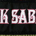 Black Sabbath - Patch - Black Sabbath patch stripe,white on black