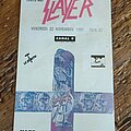 Slayer - Other Collectable - Slayer 1991 Ticket