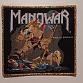 Manowar - Patch - Manowar Hail to England Patch (golden glitter border)