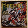 Manowar - Patch - Manowar Hail to England Patch (golden glitter border)