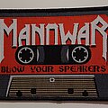 Manowar - Patch - Manowar Blow your speaker / Music cassette Patch
