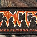 Cancer - Patch - Cancer To the gory end / Cancer fucking Cancer Stripe Patch
