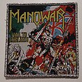 Manowar - Patch - Manowar Hail to England Patch (silver glitter border)