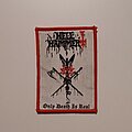 Hellhammer - Patch - Hellhammer Only death is real Patch (red border)