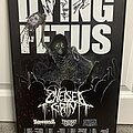 Dying Fetus - Other Collectable - Signed Dying Fetus tour poster