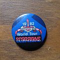 Scorpions - Pin / Badge - SCORPIONS 1982 World Tour vintage button