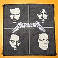 Metallica - Patch - METALLICA "Black Album - Faces" original woven patch