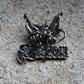 Saxon - Other Collectable - SAXON Monsters Of Rock vintage tin / pewter cast brooch