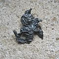 Iron Maiden - Pin / Badge - IRON MAIDEN Live After Death vintage cast metal badge