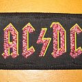 AC/DC - Patch - AC/DC "glossy logo" circa 1980 original patch