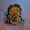 Iron Maiden - Pin / Badge - IRON MAIDEN Eddie Crunch vintage enameled pin-back badge