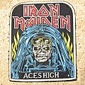 Iron Maiden - Patch - IRON MAIDEN Aces High vintage rubber patch