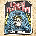 Iron Maiden - Patch - IRON MAIDEN Aces High vintage rubber patch