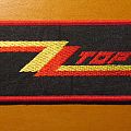 ZZ Top - Patch - ZZ TOP "Eliminator logo - red & yellow" original patch