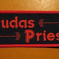 Judas Priest - Patch - JUDAS PRIEST red name and arrows vintage woven patch