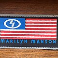 Marilyn Manson - Patch - MARILYN MANSON Antichrist Superstar flag rubber-printed patch