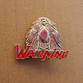 Warning - Pin / Badge - WARNING II original enameled cast pewter pin