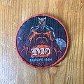 Dio - Patch - DIO Europe 1984 original woven patch (ochre border)