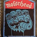Motörhead - Patch - Motörhead Iron Fist blue border patch