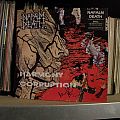 Napalm Death - Tape / Vinyl / CD / Recording etc - signed Napalm Death- Harmony corruption lp Earache Records 1990